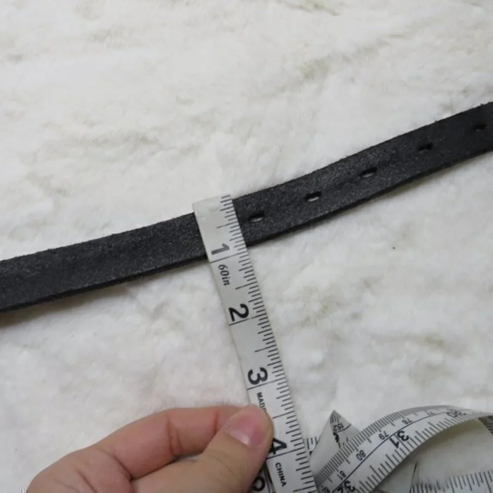 RICCARDO FORCONI‎ black embelished belt
